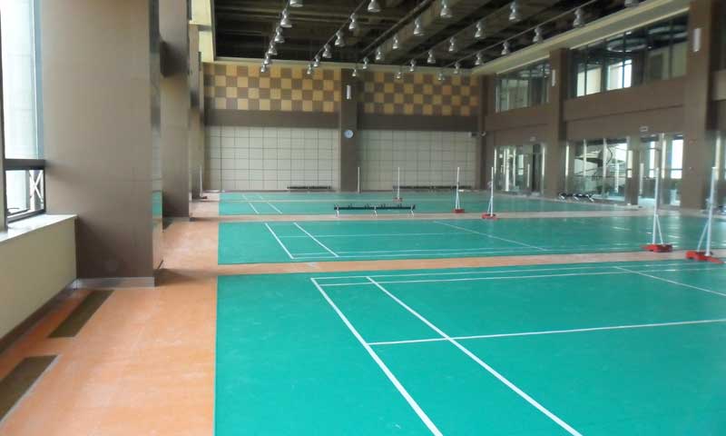 山東省濟(jì)南全運(yùn)村羽毛球地膠